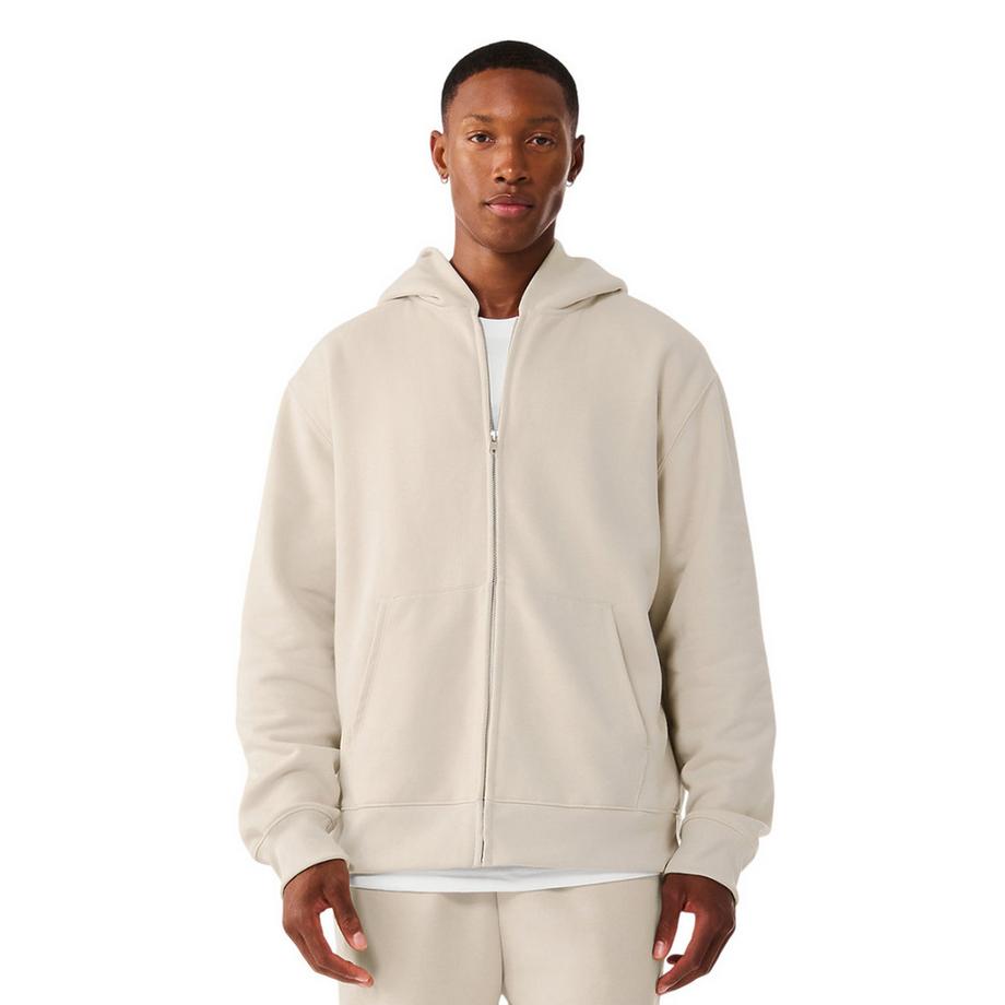 Bella + Canvas Hoodie Mit Durchgehendem Reißverschluss Schwere Qualität  