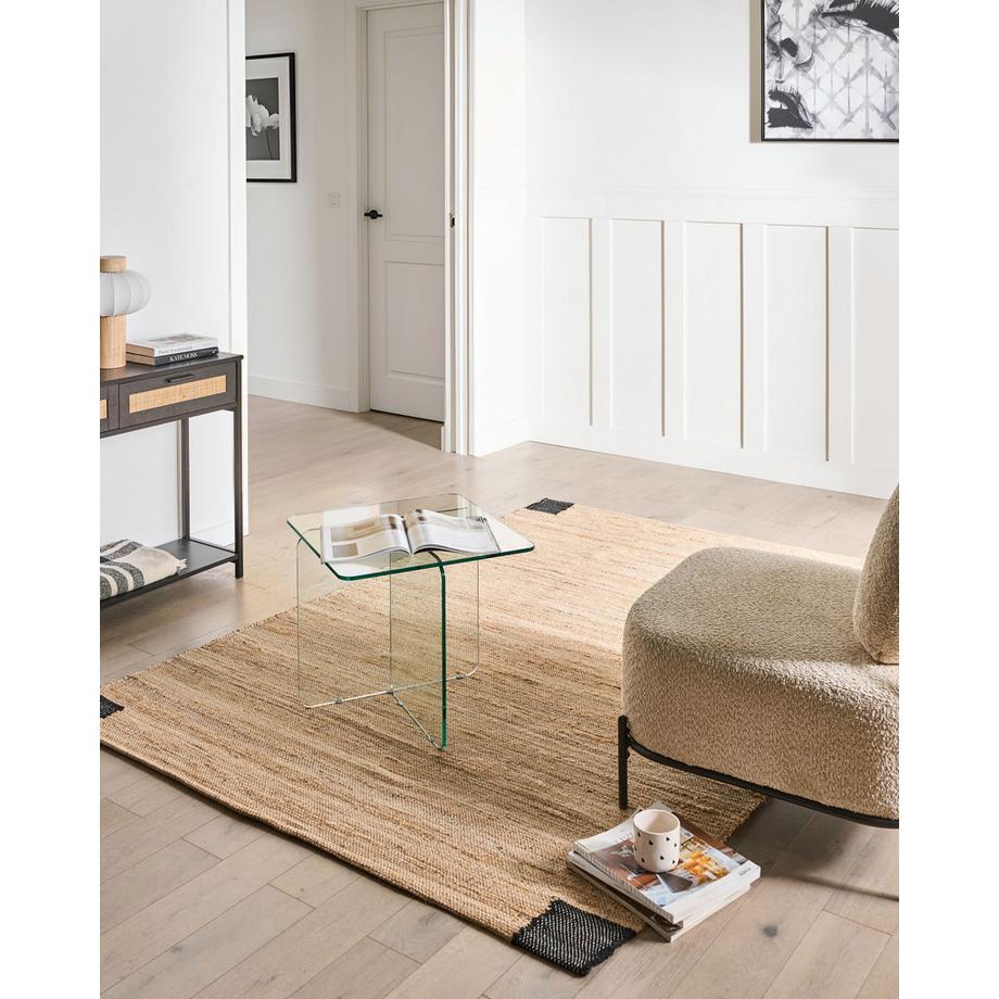 Beliani Tapis en Jute  AMRAVATI  