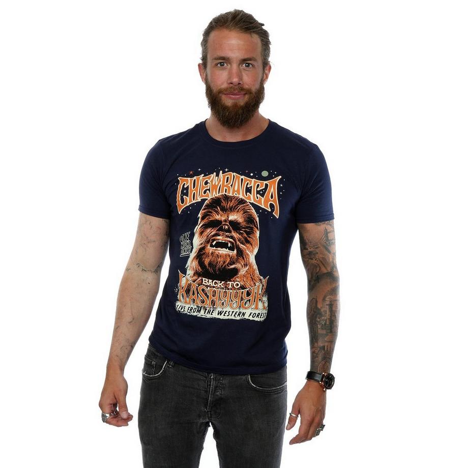 STAR WARS Star Wars Chewbacca Back to Kashyyyk T-Shirt Imprimé  