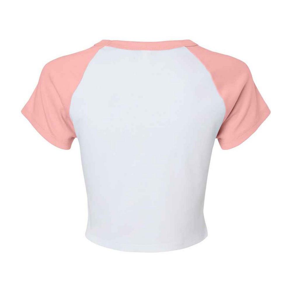 Bella + Canvas Top Corto Maniche Raglan  
