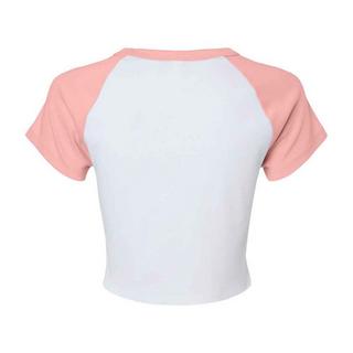 Bella + Canvas Top Corto Maniche Raglan  