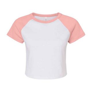Bella + Canvas Top Corto Maniche Raglan  