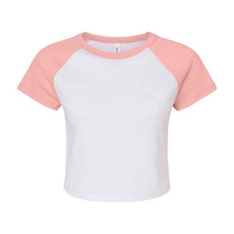 Bella + Canvas Top Corto Maniche Raglan  