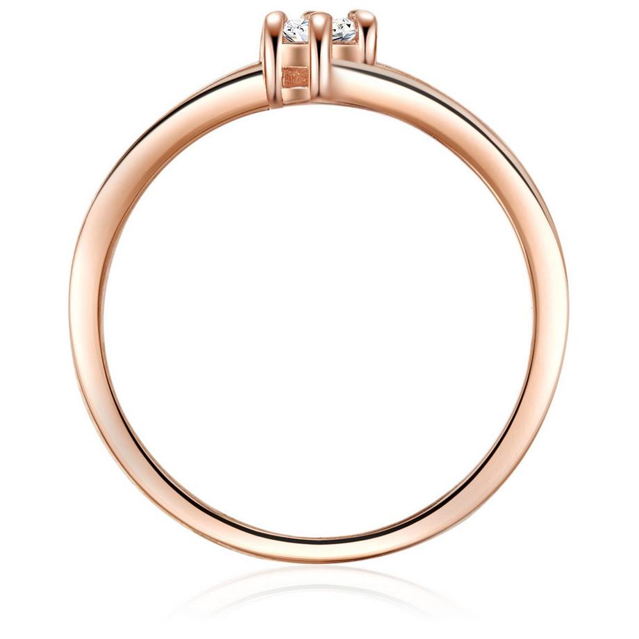 Rafaela Donata  Ring Sterling Silber roségold Zirkonia 