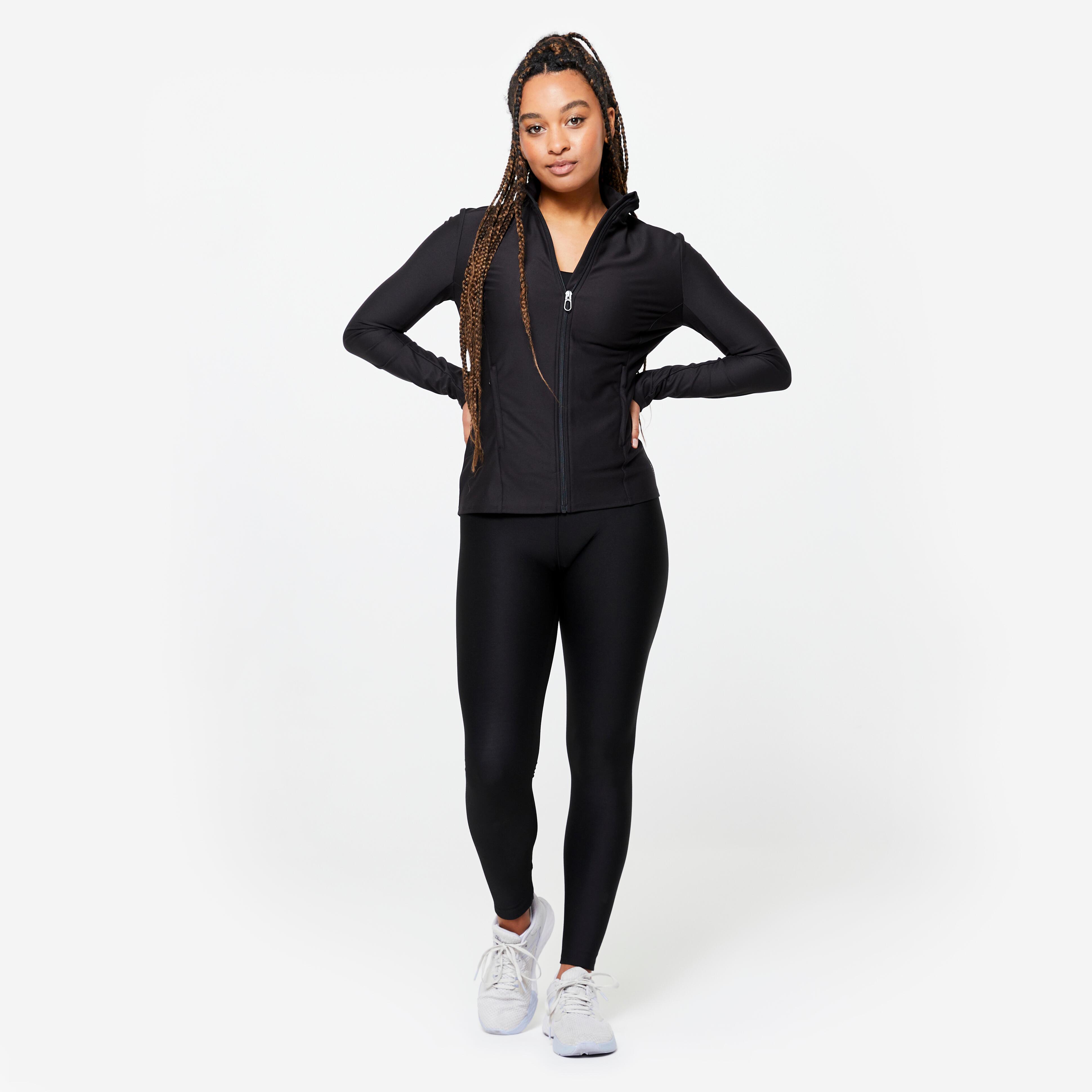 DOMYOS  Giacca training donna con zip poliestere 