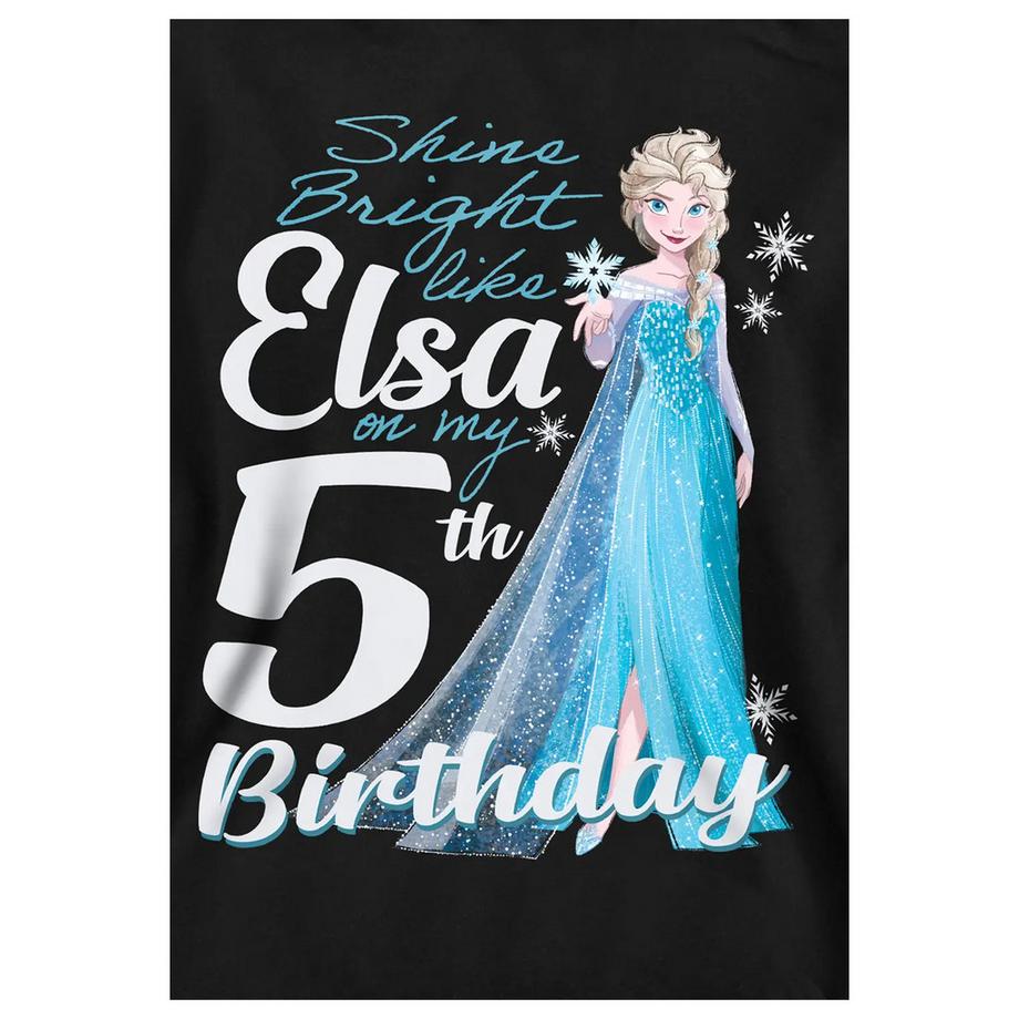 FROZEN  Sweat À Capuche 5ème Anniversaire Bright Like Elsa 