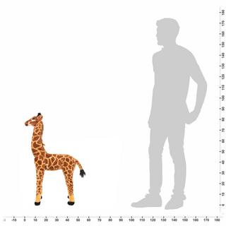 VidaXL  Giraffe spielzeug gewebe 