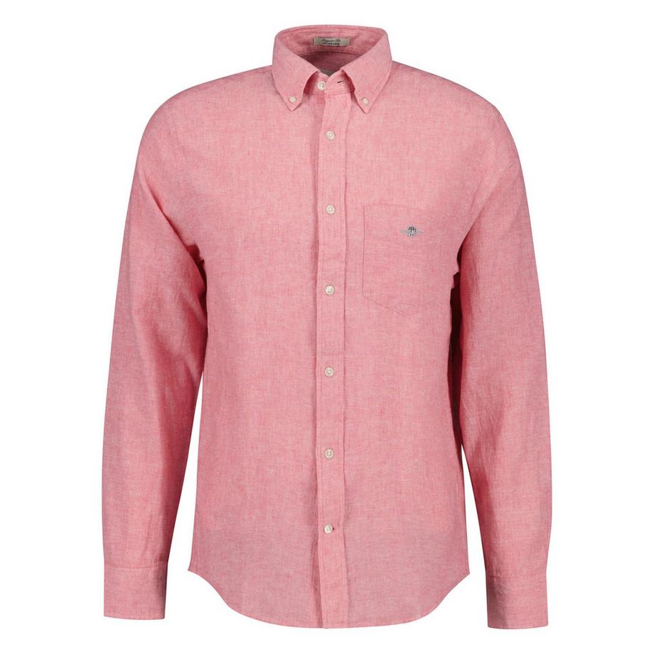 Chemisette  Pack de 1 Confortable à porter-REGULAR COTTON LINEN SHIRT