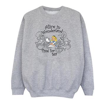 Alice In Wonderland Time For Tea Sweatshirt