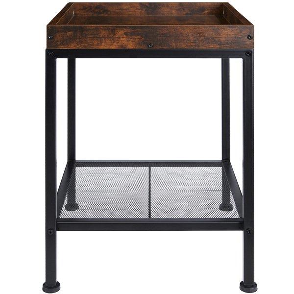 Tectake Beistelltisch Rochester 41,5x41x56cm  