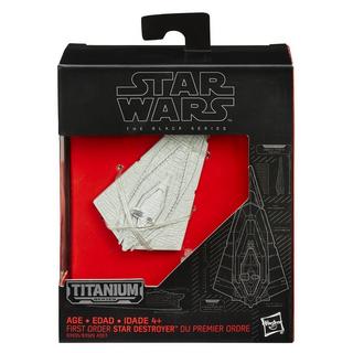 Hasbro  Star Wars The Force Awakens Black Titanium First Order Star Destroyer 2-Inch Diecast Vehicle 