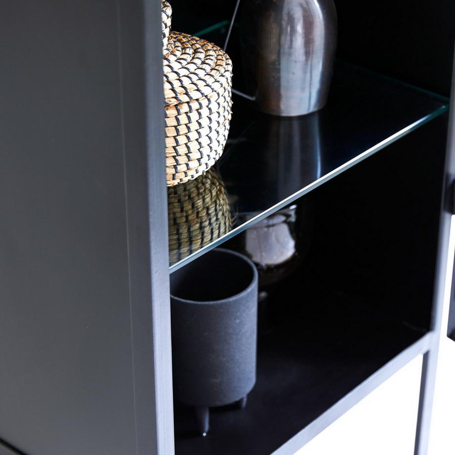 Tikamoon Vitrinenschrank aus Metall Lison  