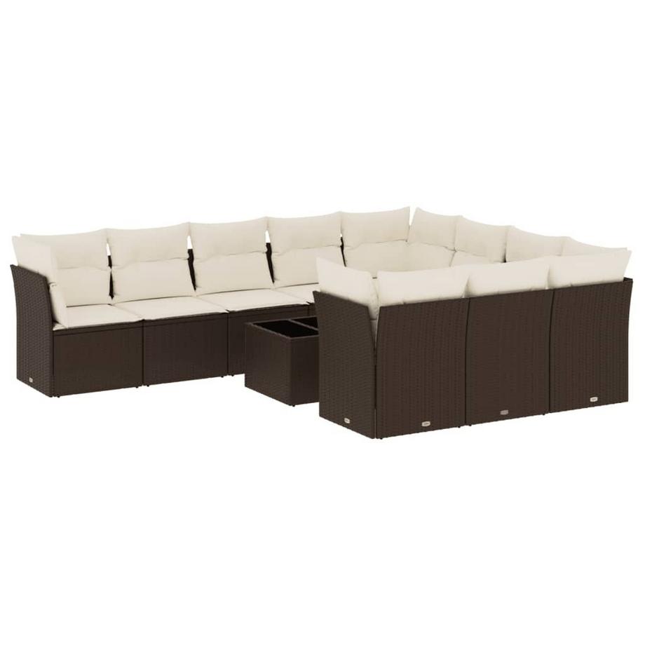 set divano da giardino Polirattan