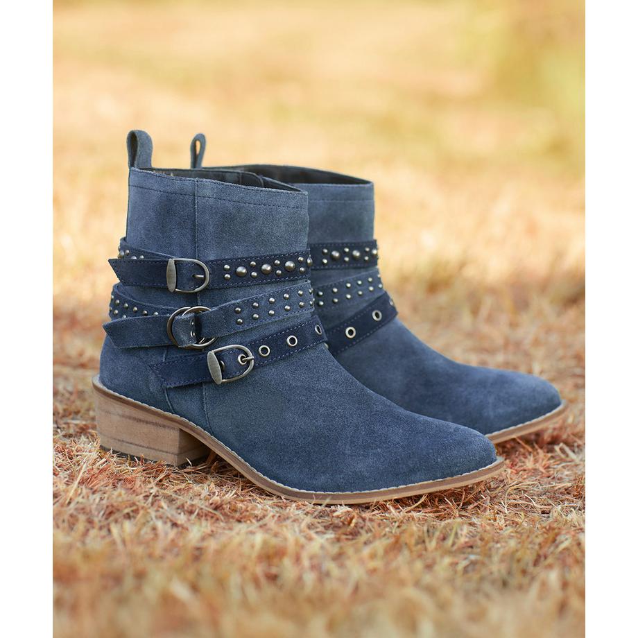 Joe Browns  Wildleder-Stiefeletten mit seitlichem Reißverschluss & Nieten 