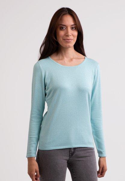 CASH-MERE.CH Pull Soie Cachemire Col Rond  