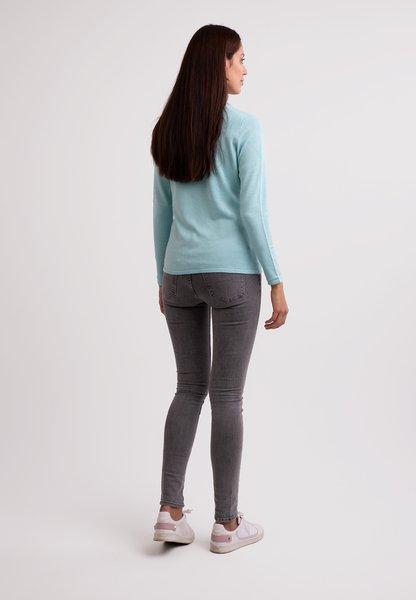 CASH-MERE.CH Seide Kaschmir Rundhals Pullover  