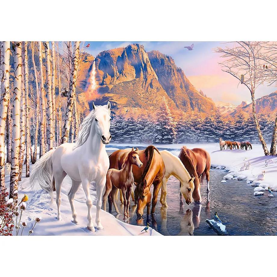 CASTORLAND  Puzzle Winter Melt (500Teile) 