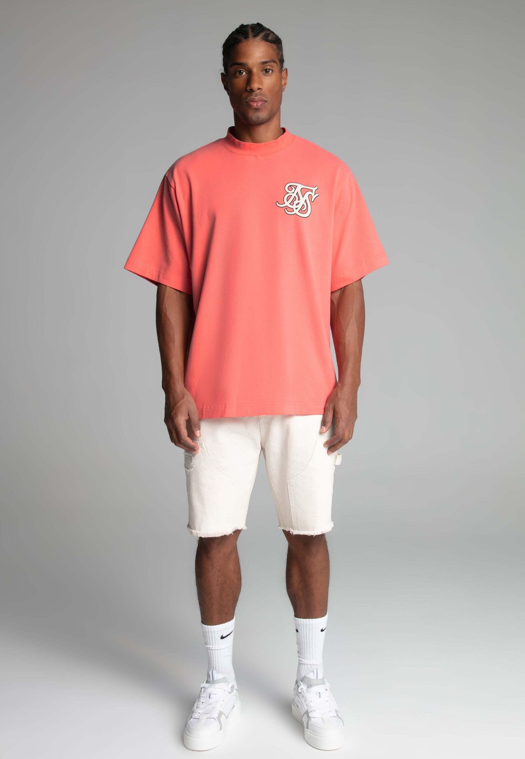 Sik Silk Logo T-Shirt Oversized Fit  