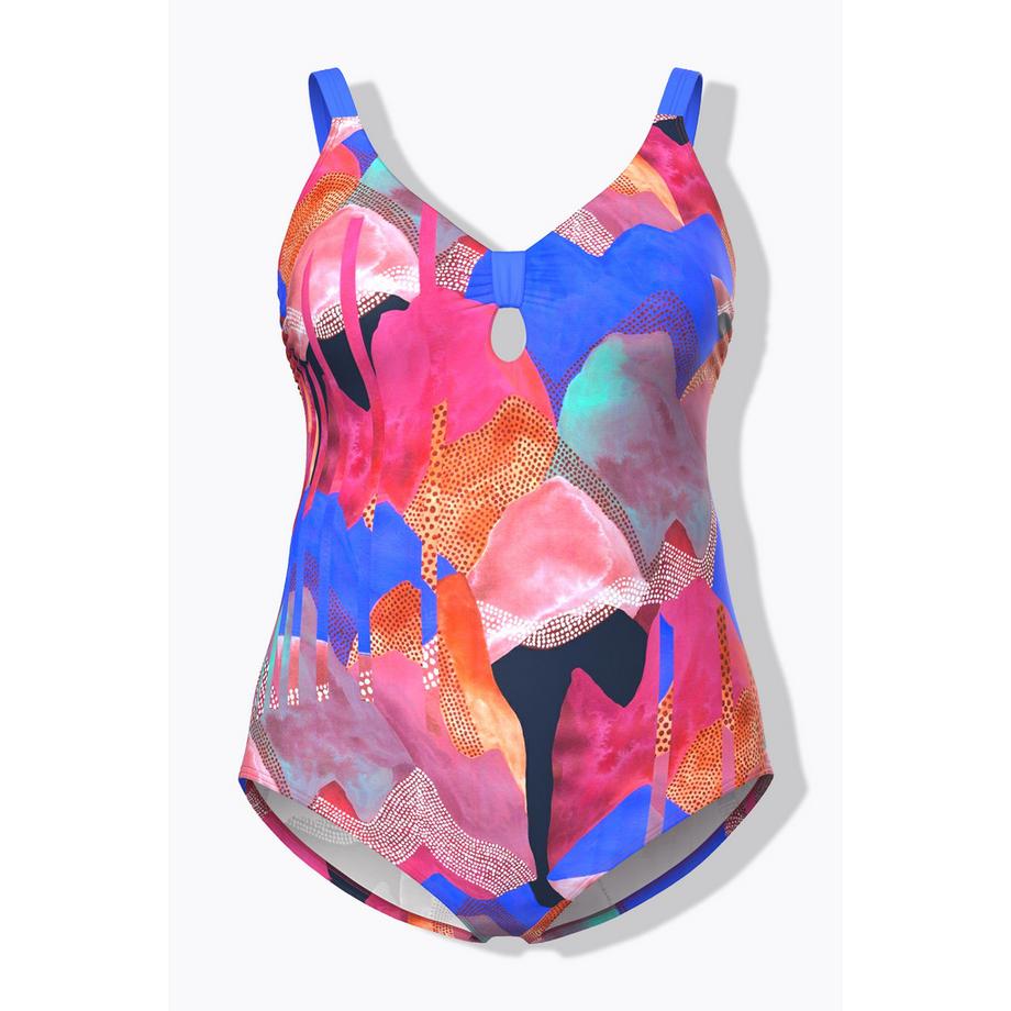 Ulla Popken Maillot de bain Nœud Fantaisie Bonnets Souples Recyclé  