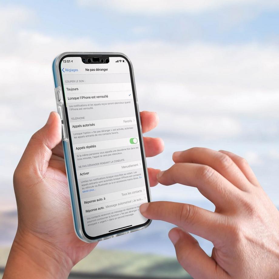 Avizar  Coque 360° iPhone 13 Mini Transparent 