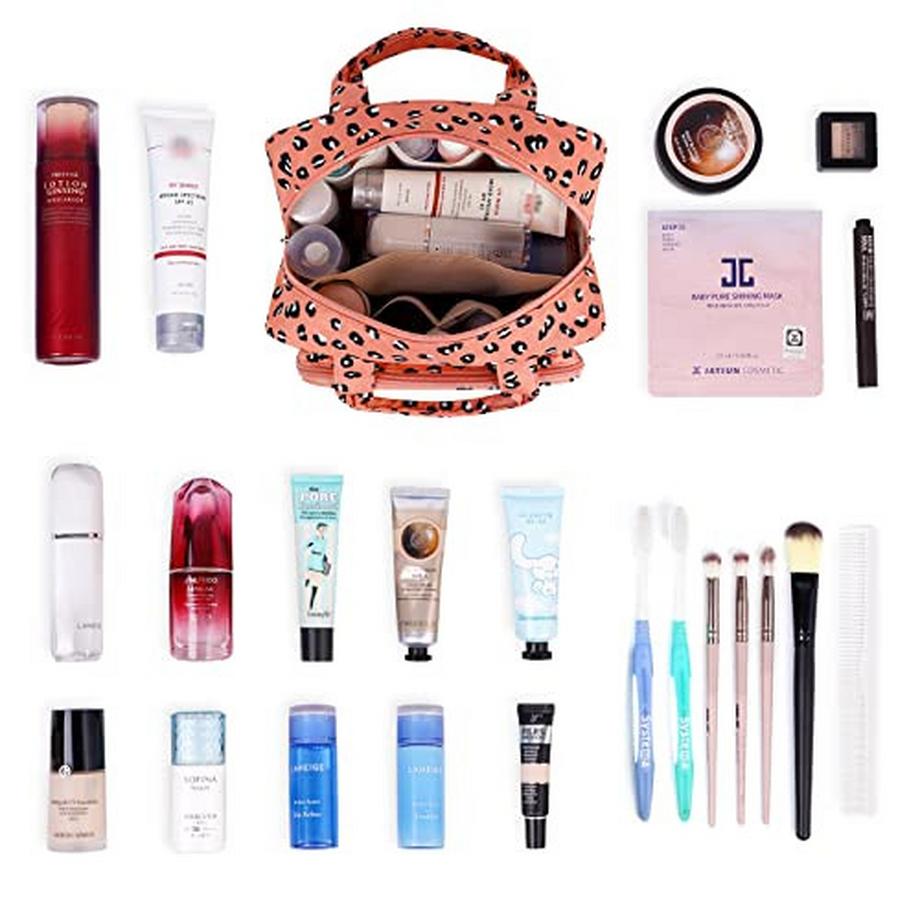 Only-bags.store Grande trousse de toilette et grande trousse à cosmétiques, trousse de maquillage et trousse de toilette pleine grandeur Grande trousse de toilette et grande trousse à cosmétiques, trousse de maquillage et trousse de toilette pleine grandeur 