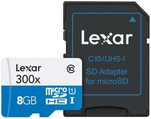 Lexar  Lexar 8GB microSDHC UHS-I 8 Go Classe 10 