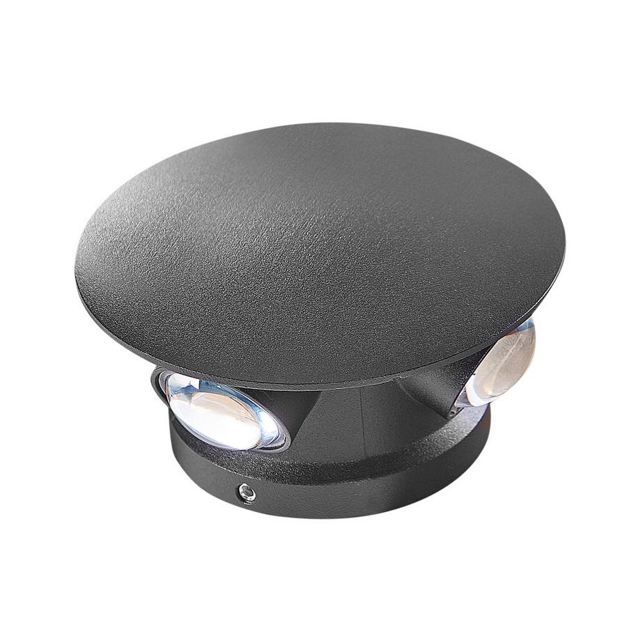 Beliani Lot de 2 appliques LED d'extérieur en Aluminium Moderne MAURICE  