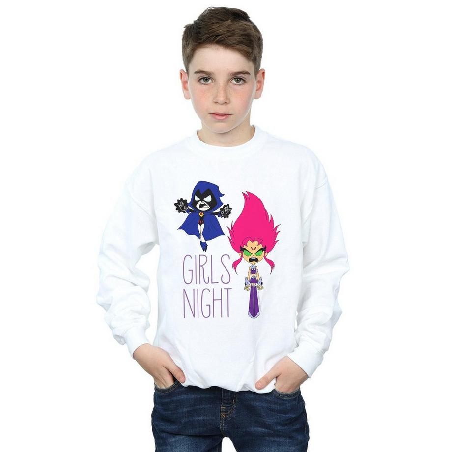 DC COMICS  Teen Titans Go Girls Night Sweatshirt 