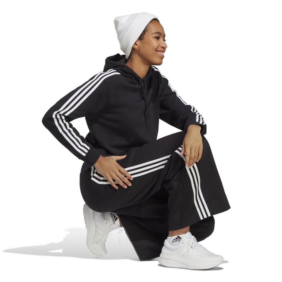 adidas 3-Stripes Essentials French Terry Sweatshirt à Capuche Crop  