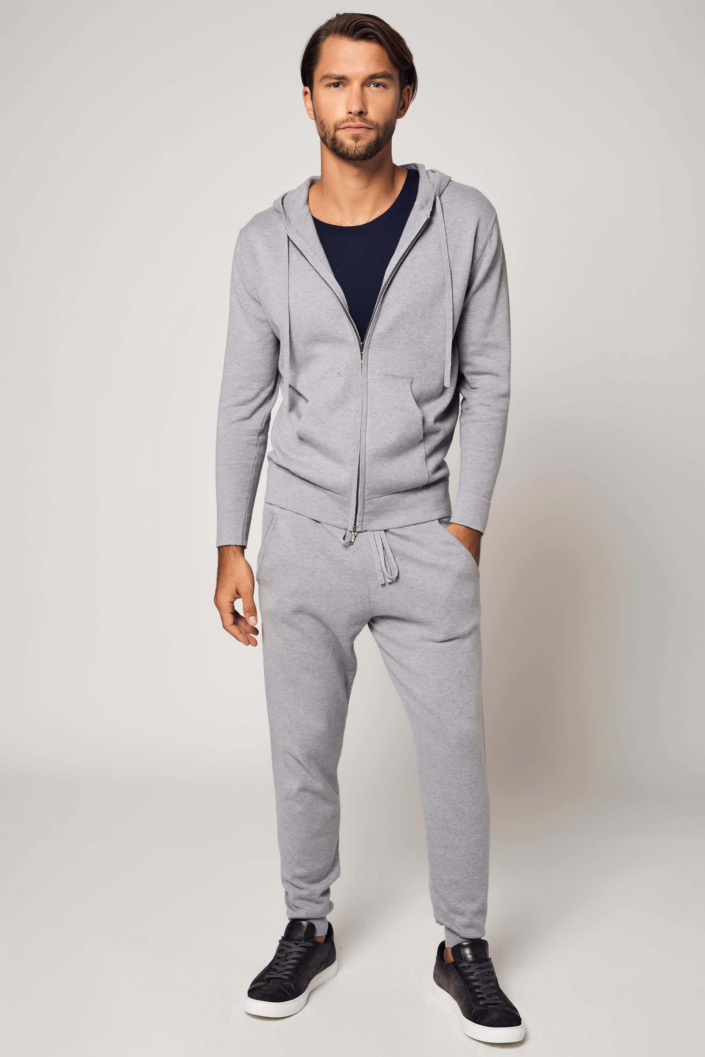 Bellemere New York  Joggers in cotone e cashmere 