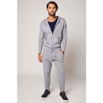 Joggers in cotone e cashmere