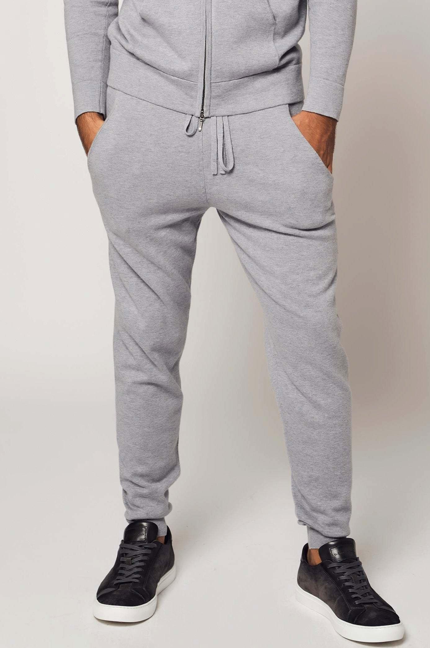 Bellemere New York  Joggers in cotone e cashmere 