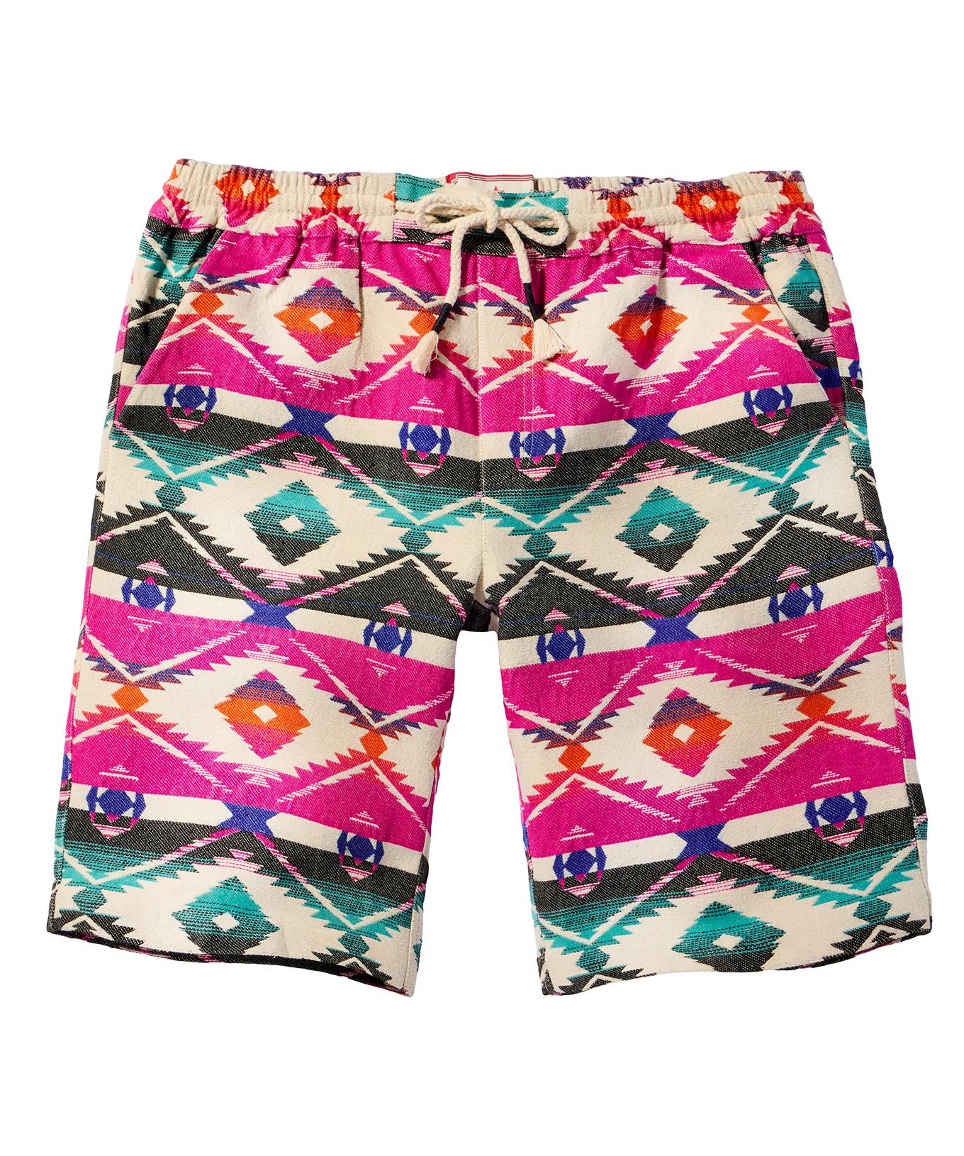Joe Browns Bold Aztec Print Drawstring Shorts  