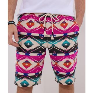 Joe Browns Bold Aztec Print Drawstring Shorts  