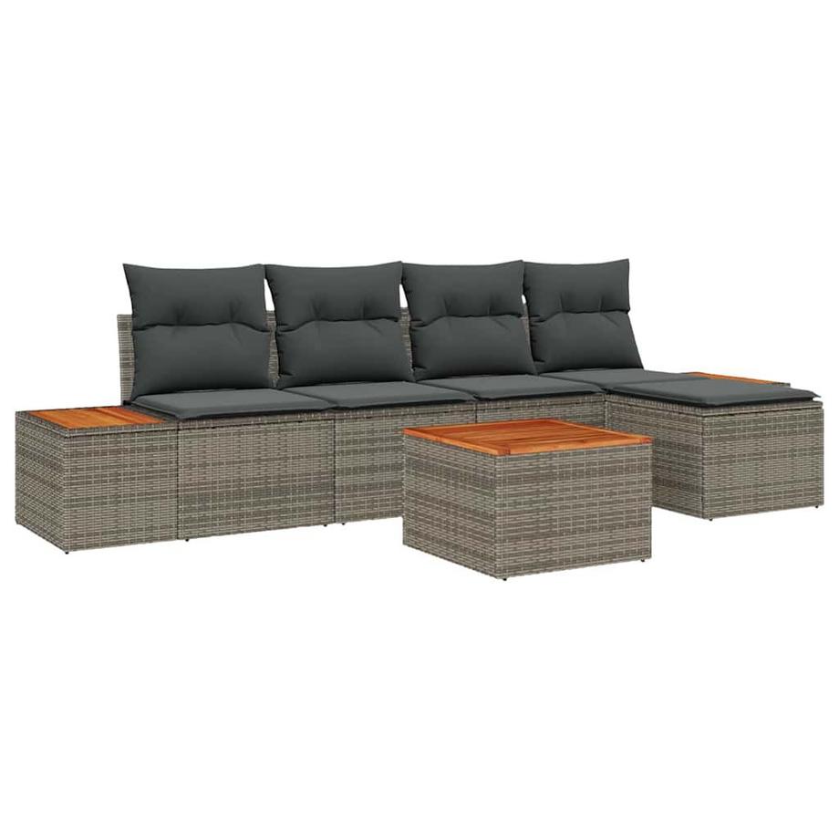 Set Divano da Giardino Polyrattan