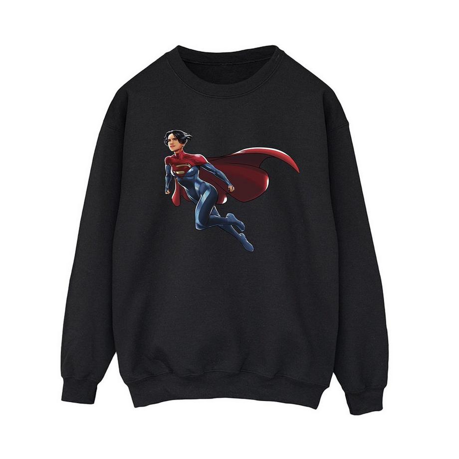 DC COMICS Superman Flying Stampa Felpa  