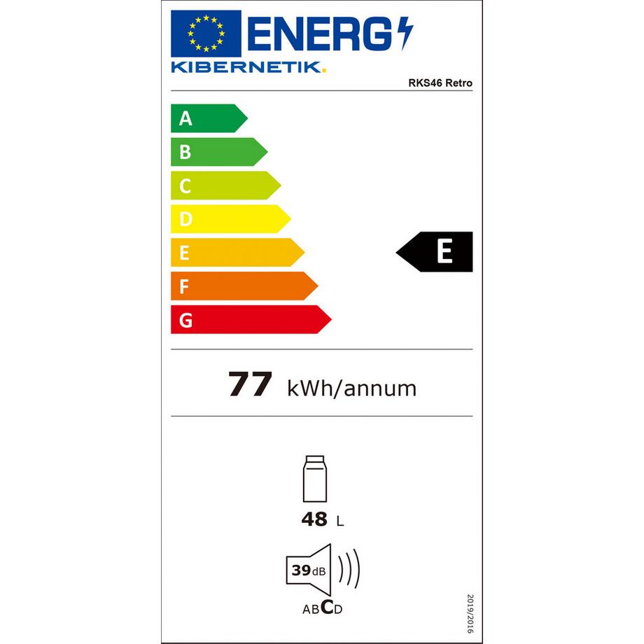 Kibernetik Réfrigérateur à boissons RKS46 Retro  