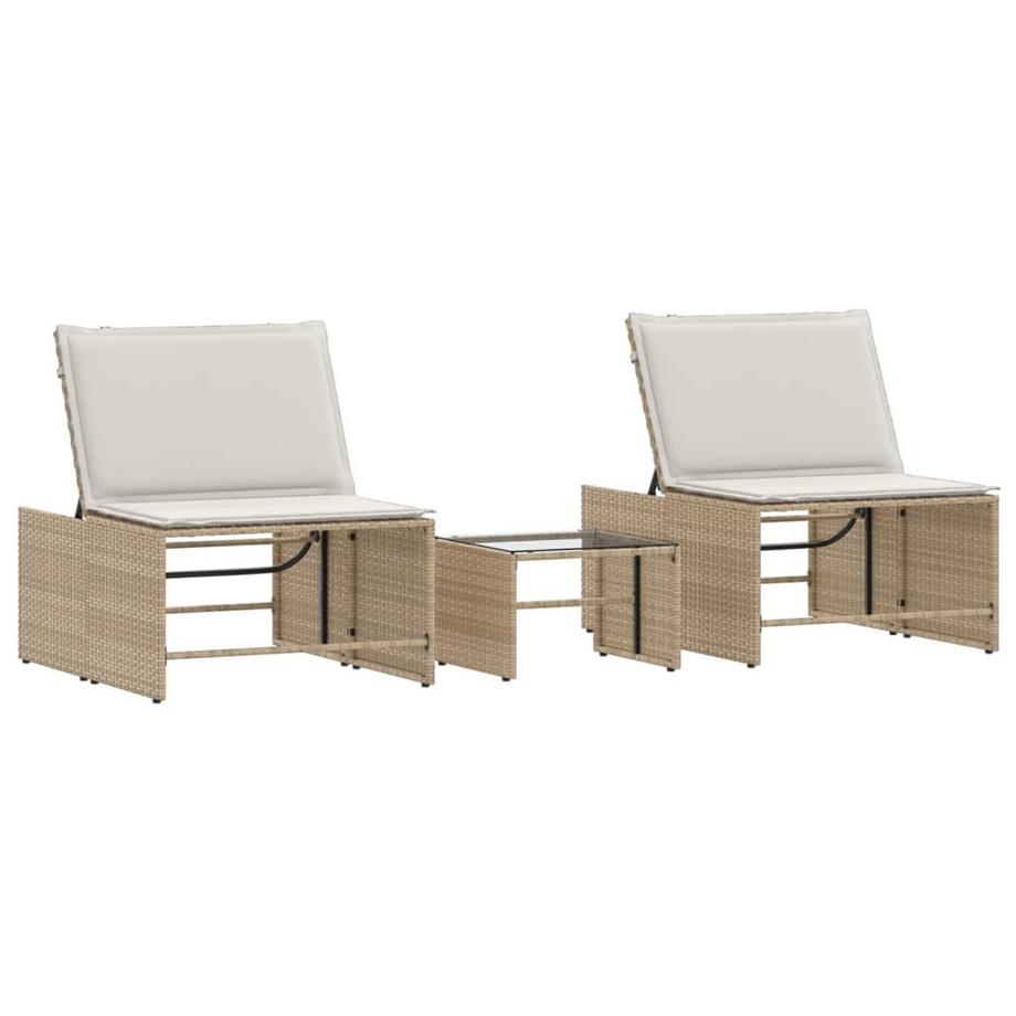 Sonnenliege poly-rattan