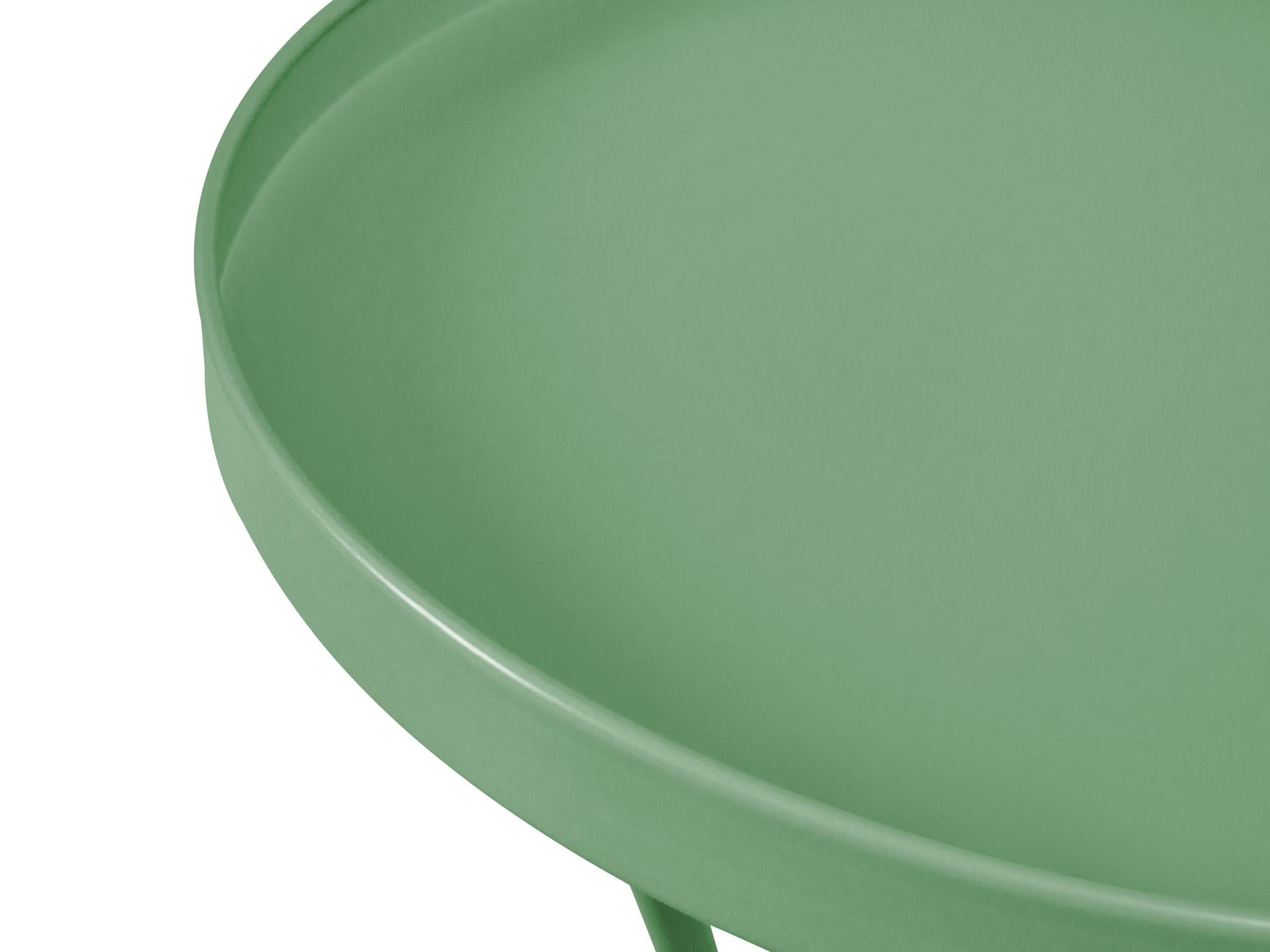 Beliani Table d'appoint pour le jardin en Métal Traditionnel CAVINIA  