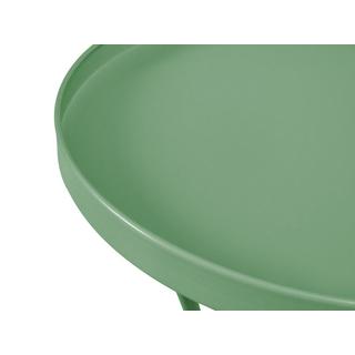 Beliani Table d'appoint pour le jardin en Métal Traditionnel CAVINIA  