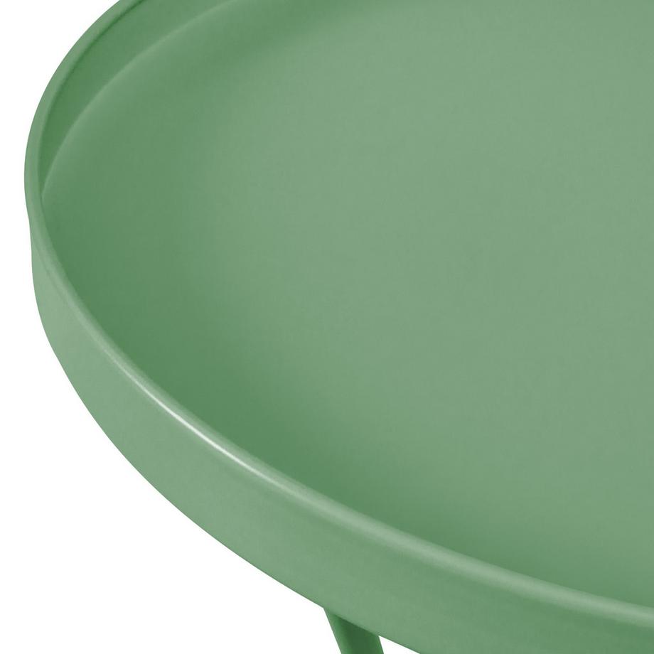 Beliani Outdoor Beistelltisch aus Eisen  CAVINIA  