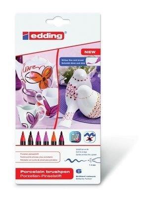 Edding EDDING Porzellanmarker 4200 1-4mm 4200-E6-Warm 6 Warm Colours  