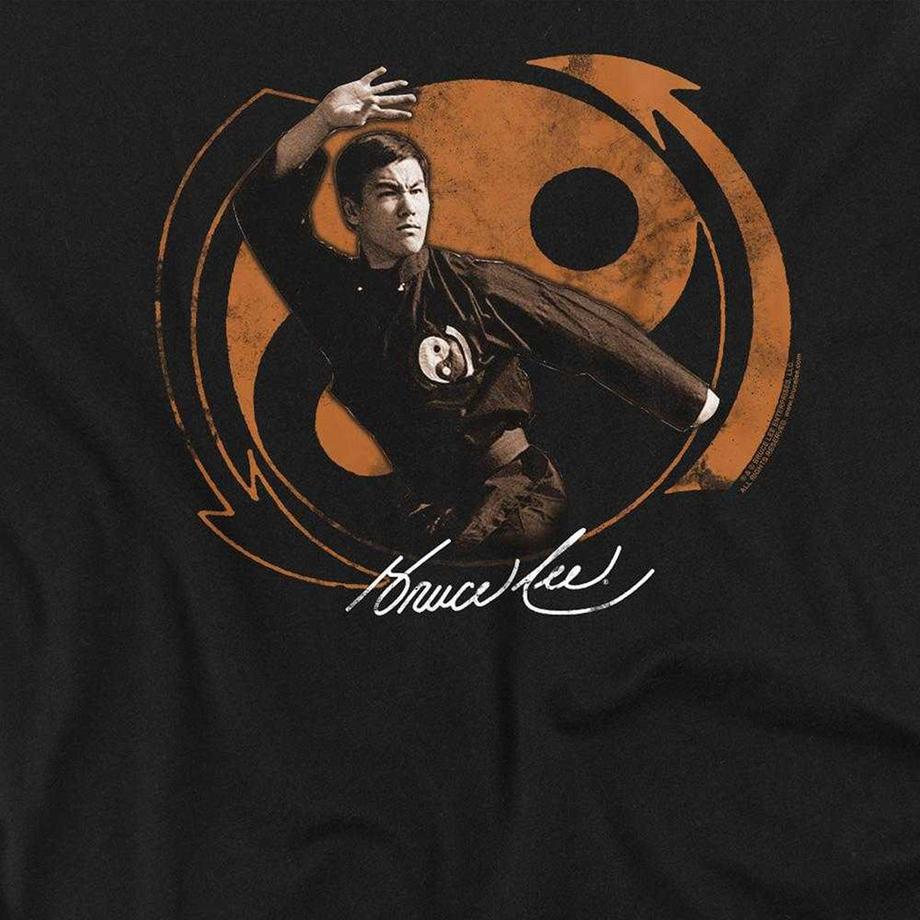 Bruce Lee Maglietta Manica Lunga Jeet Kun Do  
