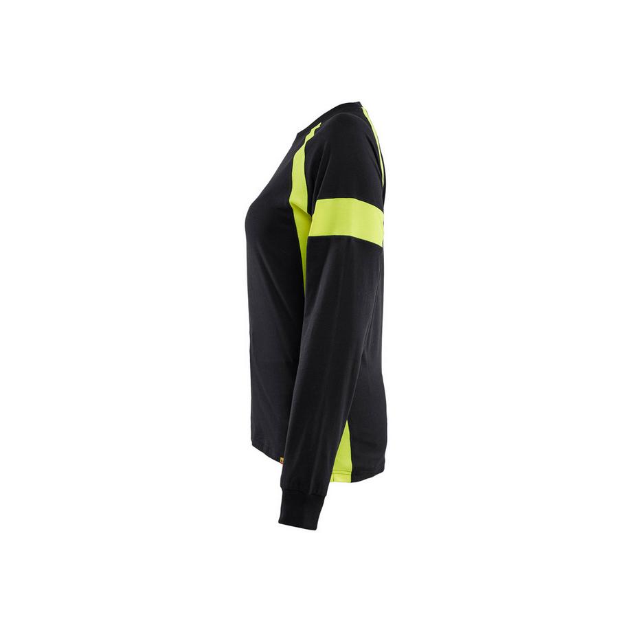 Blaklader T-Shirt Donna Maniche Lunghe Alta Visibilità  