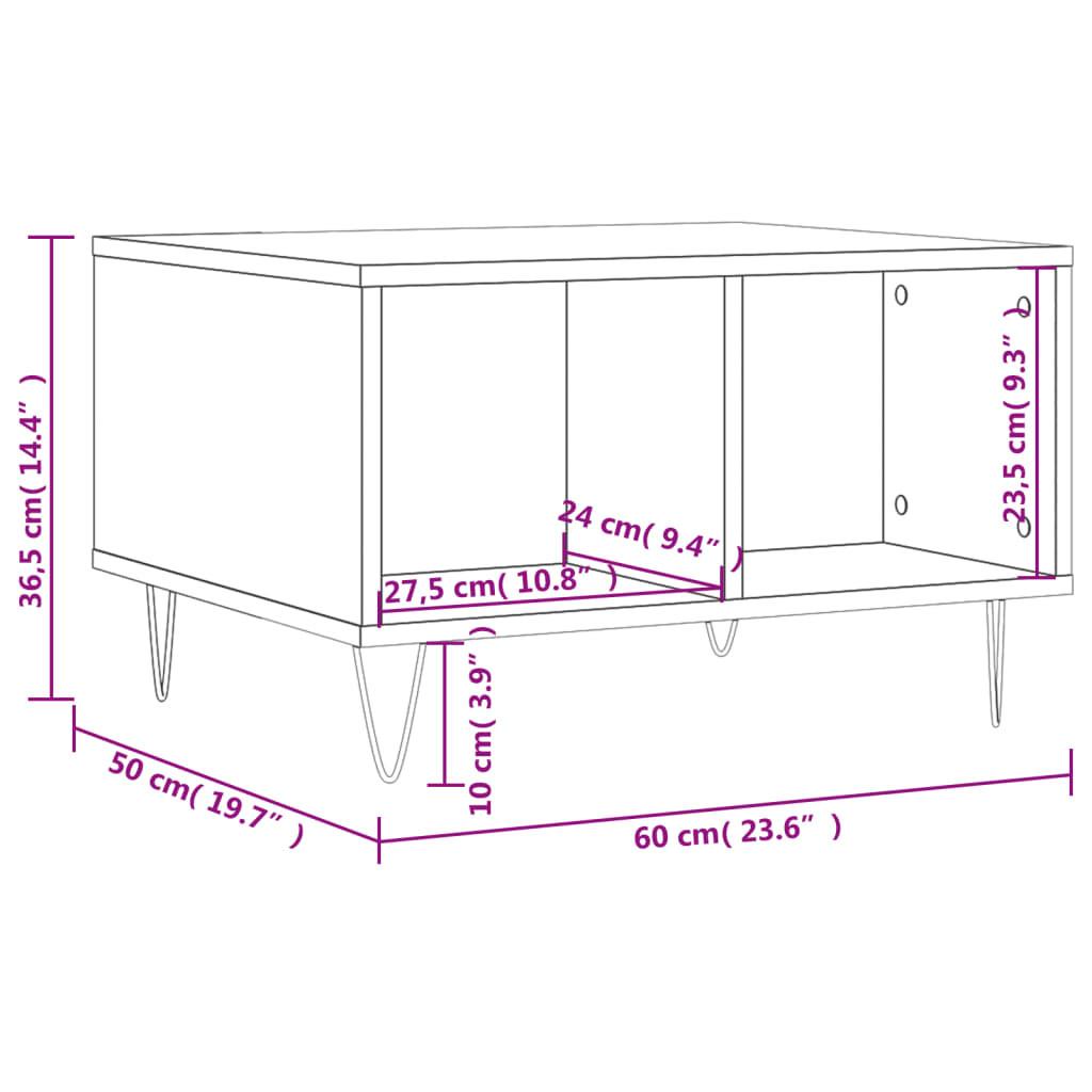 VidaXL Table basse bois d'ingénierie  