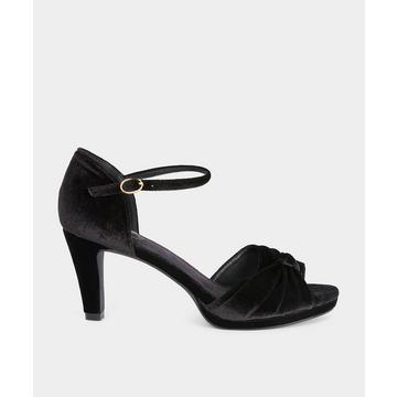 Samtstiefel mit Glitzerfutter