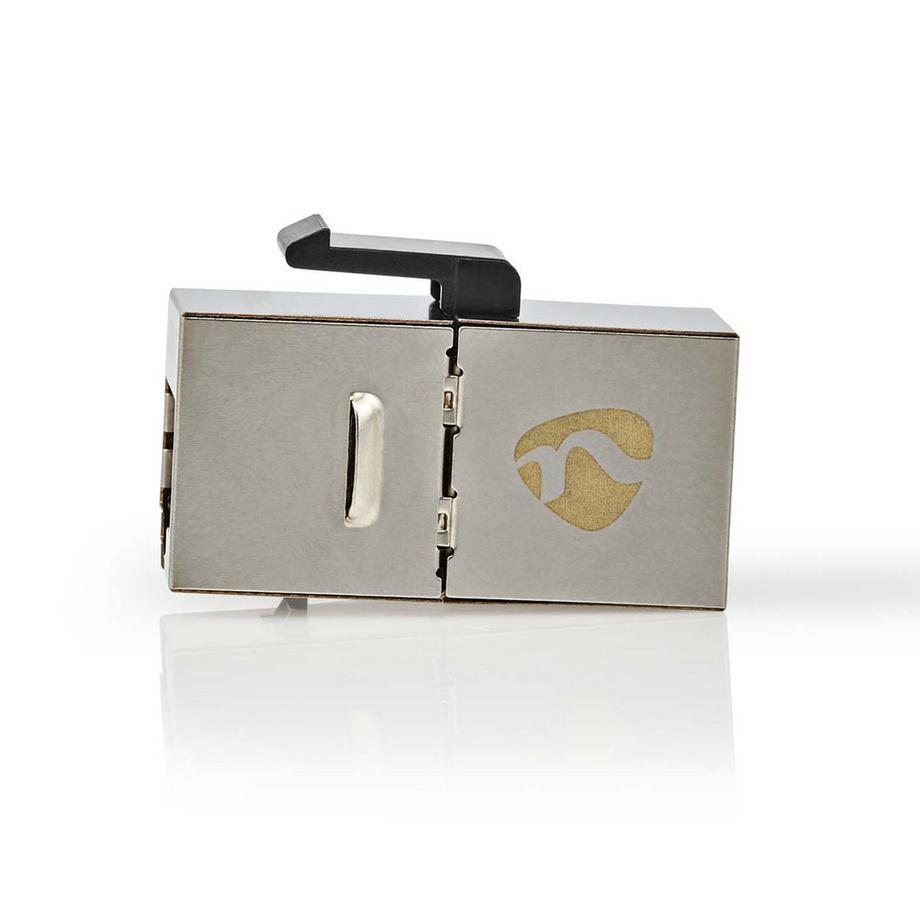 Pricenet  Coupleur réseau | CAT6a / CAT7 | Blindé | RJ45 Femelle | RJ45 Femelle | Droit | Métal | Boîte 