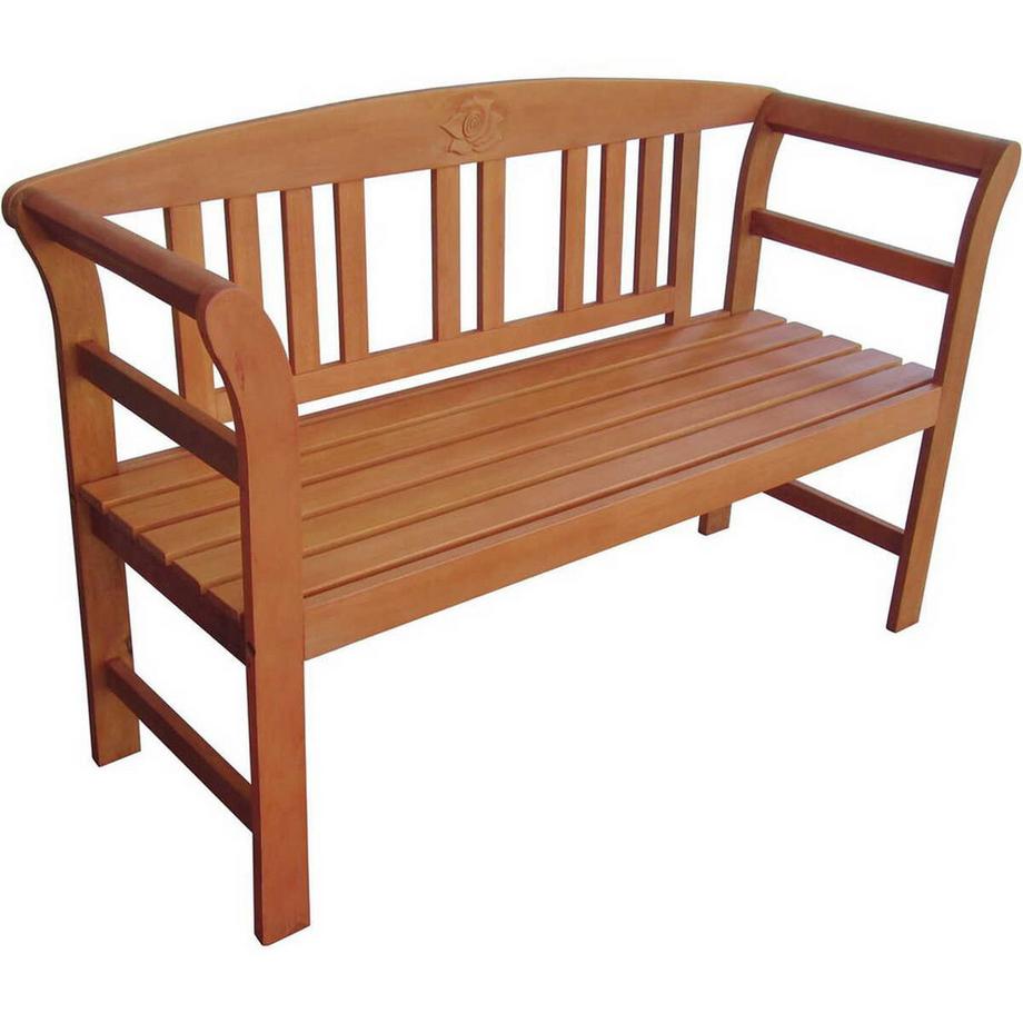 mutoni Banc de jardin San Jose en eucalyptus naturel 130  