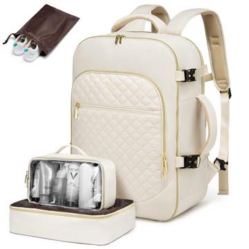 Bagage à main avion, sac à dos de voyage grand format, sac à dos de voyage avec compartiment à chaussures, sac à dos pour ordinateur portable