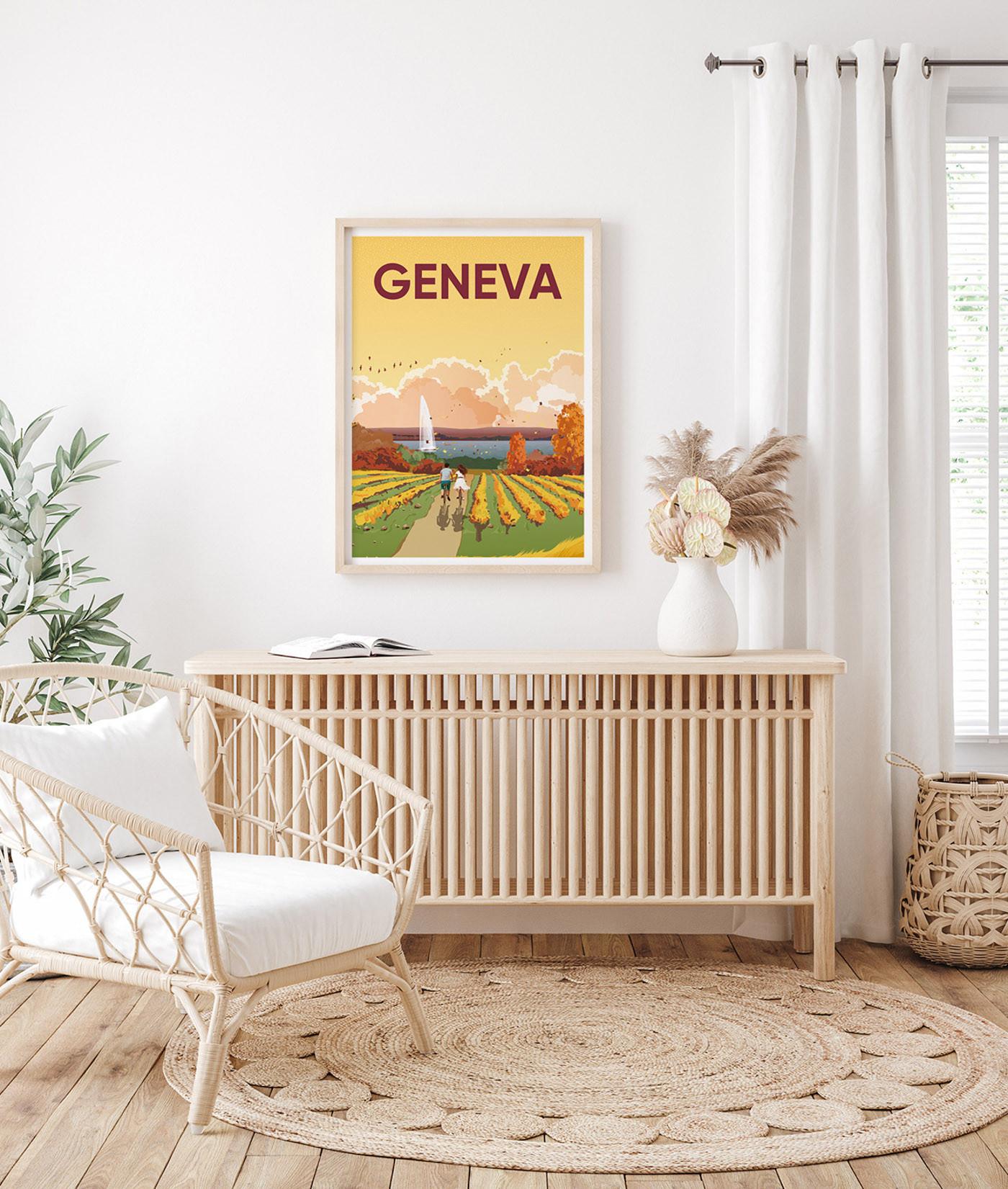 La-Jonx Automne à Genève - Poster  